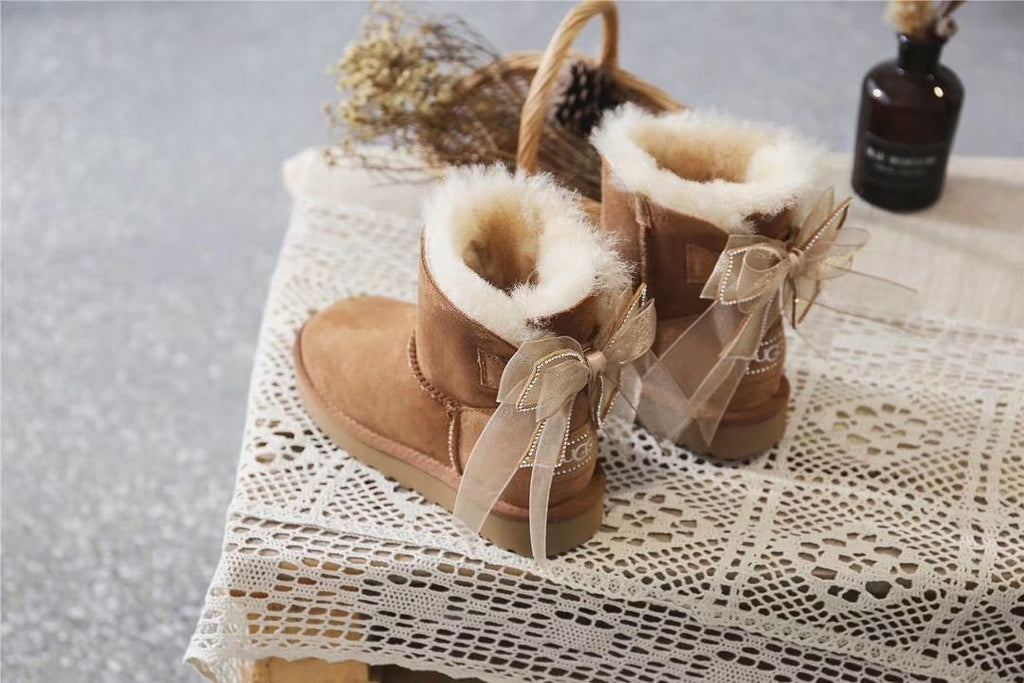 Chestnut Brown Snow Boots | Three-Way Styling – Model 6503