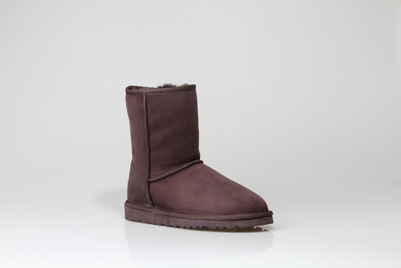 Chocolate New Classic Short Boots | Stain-Resistant – In Stock