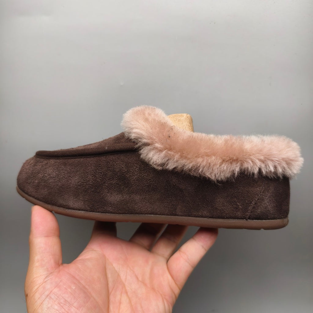 Chocolate Slip-On Casual House Shoes | In Stock