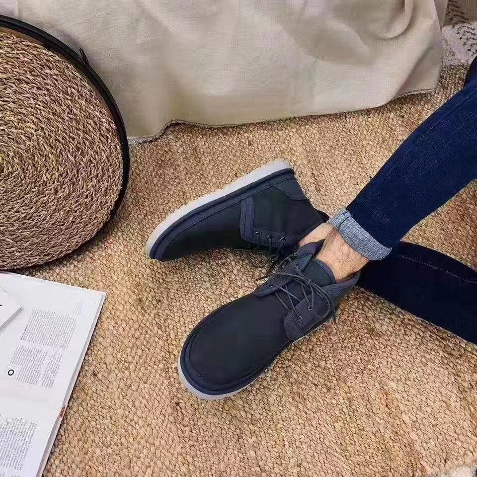 Dark Grey Neum Zip-Up Shoes | Upgraded Edition